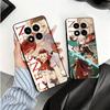 Genshin Impact Anime Soft Phone Case for Xiaomi Redmi Note 12 13 14 15 Pro Plus 11 12S 11S 11T 10 4G Black Cover Back Shell