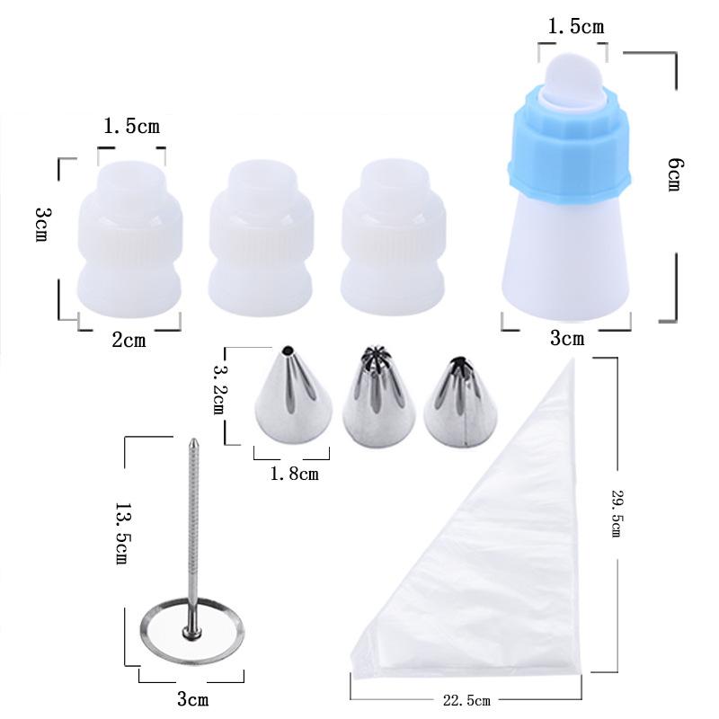 Bakeverktøysett 66 stk Kakedekorasjonssett Verktøy Laminator Kakespade