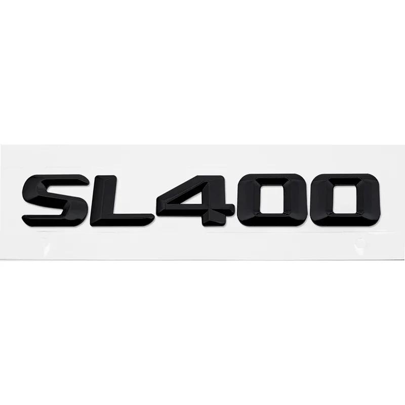 

Наклейки з логотипом на задню кришку багажника автомобіля для SL350 SL400 SL450 SL500 SL550 SL600 Емблема 3D для задньої кришки автомобіля SL400 чорний