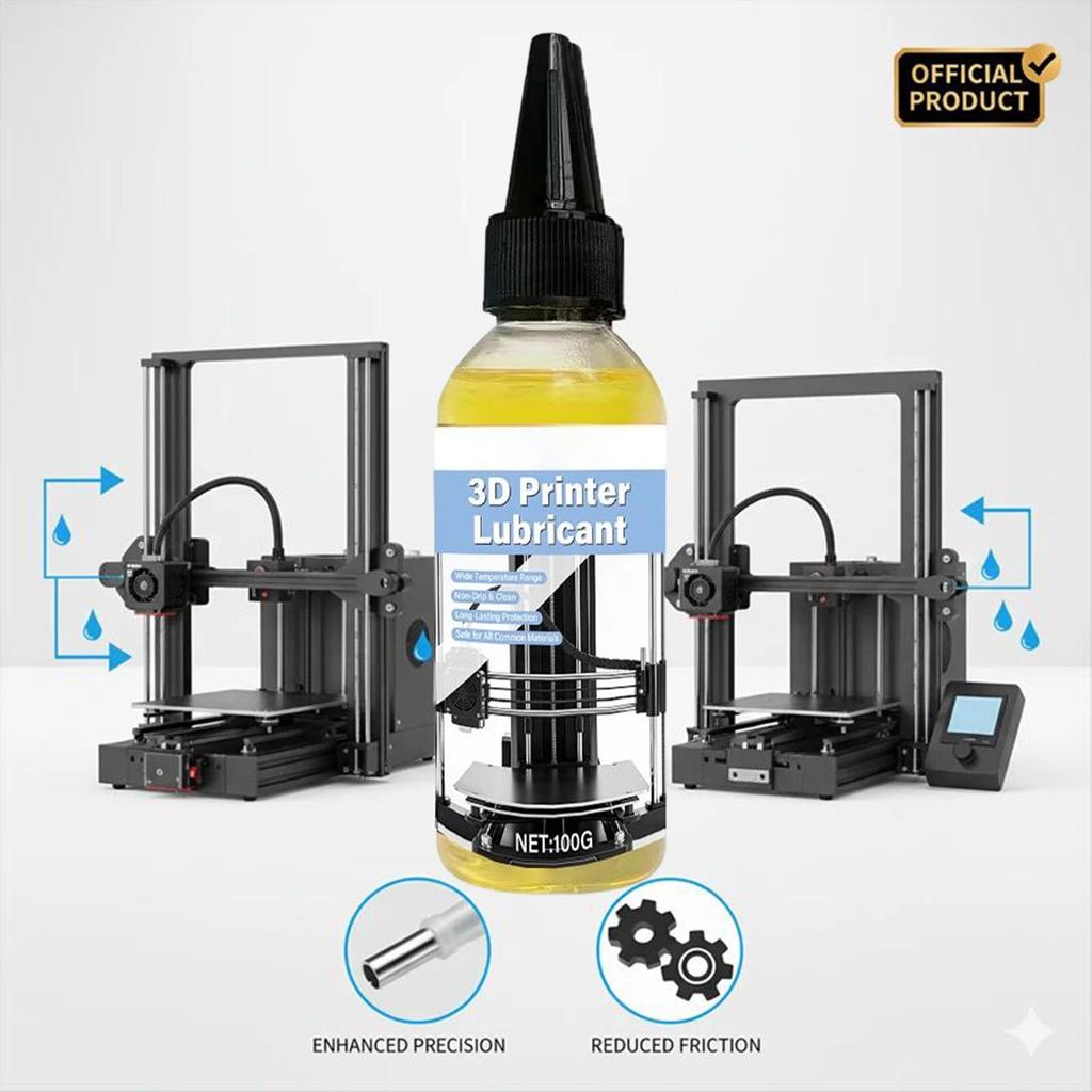 3D Printer Lubricant Reduces Wear Long-Lasting 100g 3D Printer Machine Lubricating Oil for Hobbyists Professionals Technicians