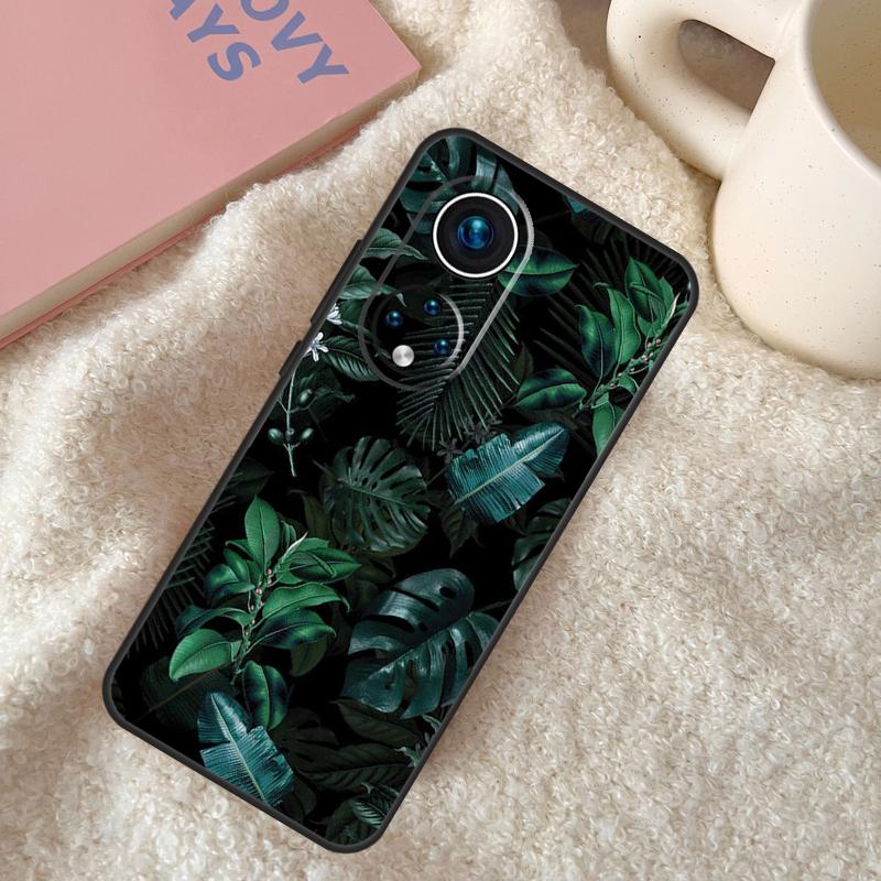 Tropische Grüne Pflanzenblatt Hülle Für Honor X9c X8a X8b X9b X9a X8 X9 50 70 90 Lite Honor 200 Lite Magic 5 6 7 Pro Hülle