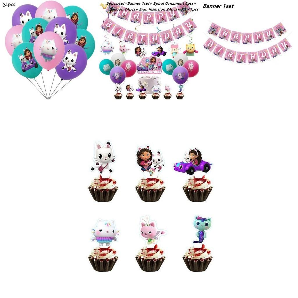 Gabby's Dollhouse Game Themed Party Supplies Perfect For Birthday And Pajama Parties