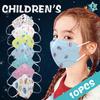 Kids Printed 5-Layer Mask Dust-Proof Windproof Mist Pollution  Filter