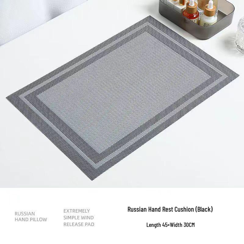 

Набор подушек для рук для премиального легкого люкс-маникюра - Черный, Белый, Серый - Профессиональная кожаная подушка с защитой от пятен