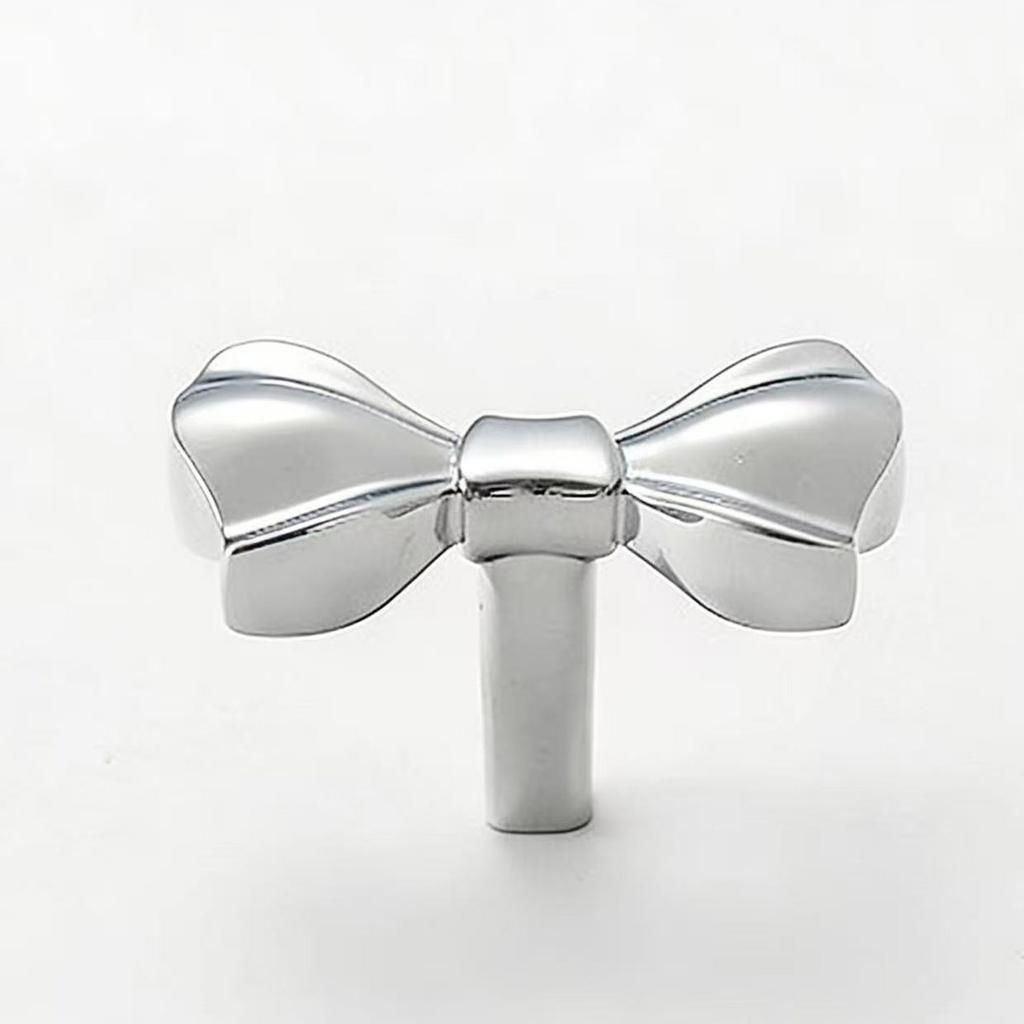 Brass Bow Drawer Pulls - Stylish Cabinet Door Handles for Home Decor Hardware Knobs and Drawer Cabinet Door Handles