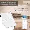1/2/3/4gang TUYA EU WiFi Smart Touch Switch Neutral Wire/No Neutral Wire Required Wall Touch Switch Work With Alexa Google Home