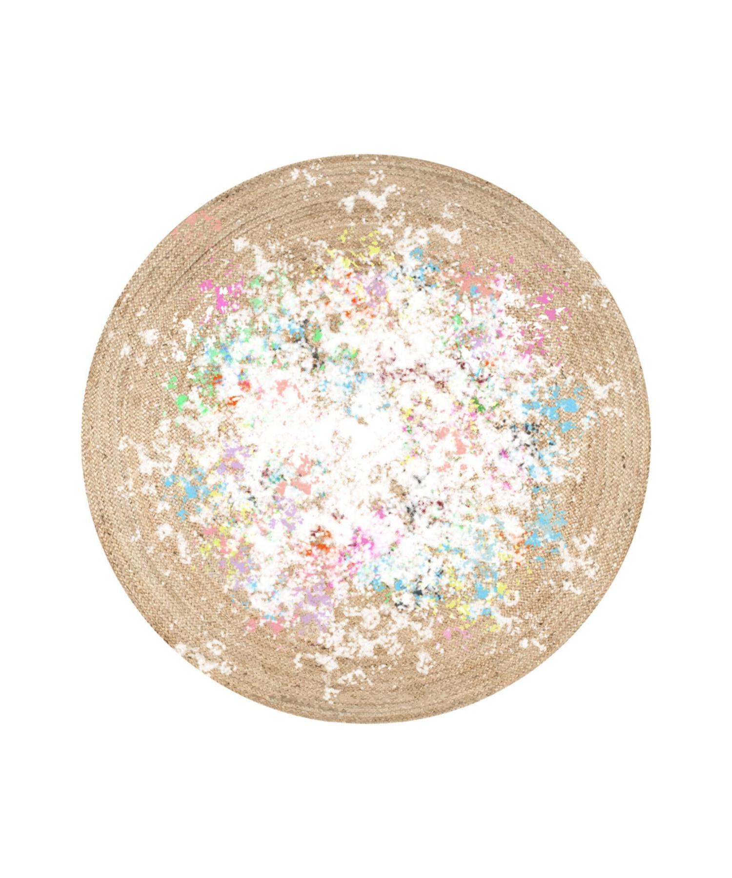 

Carnival Bolero Knit 42 Цвета распыления Джутовый вязаный соломенный коврик