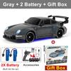 4WD RC Drift Car With LED Light 2.4G Radio 20KM/h High Speed Remote Control Racing Cars Vehicle Model Toy Gift for Boy Girl Kid