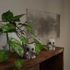 Yousheng 2/3/5Pcs Ghost Cat Garden Statue Halloween Pet Figurine Horror Festive Atmosphere Halloween Party Decor