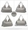 Women's Wear-Resistant Travel Sports Bag with Luggage Strap and Wet/Dry Separation