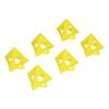 20PCS Paint Stand Kit Triangular Plastic Woodworking Bracket for Photo Frame Door Plank