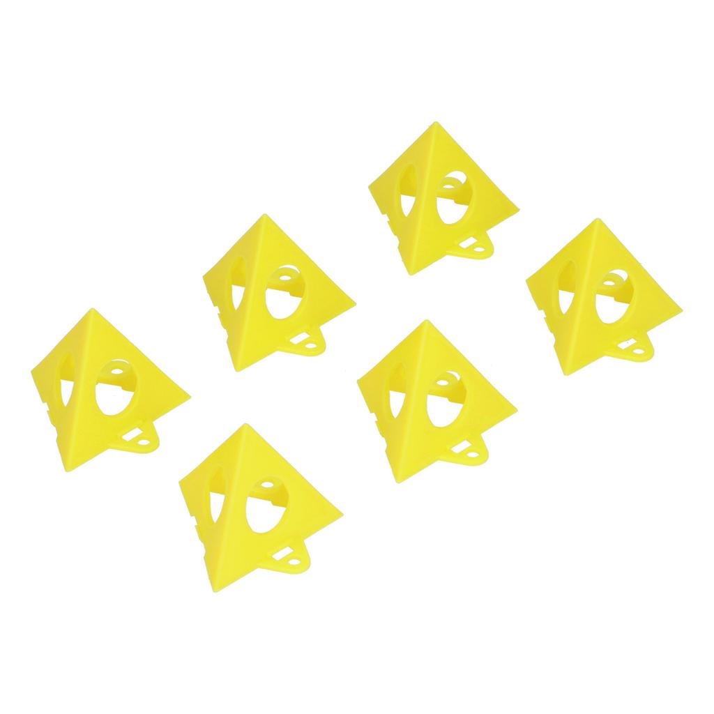 20PCS Paint Stand Kit Triangular Plastic Woodworking Bracket for Photo Frame Door Plank