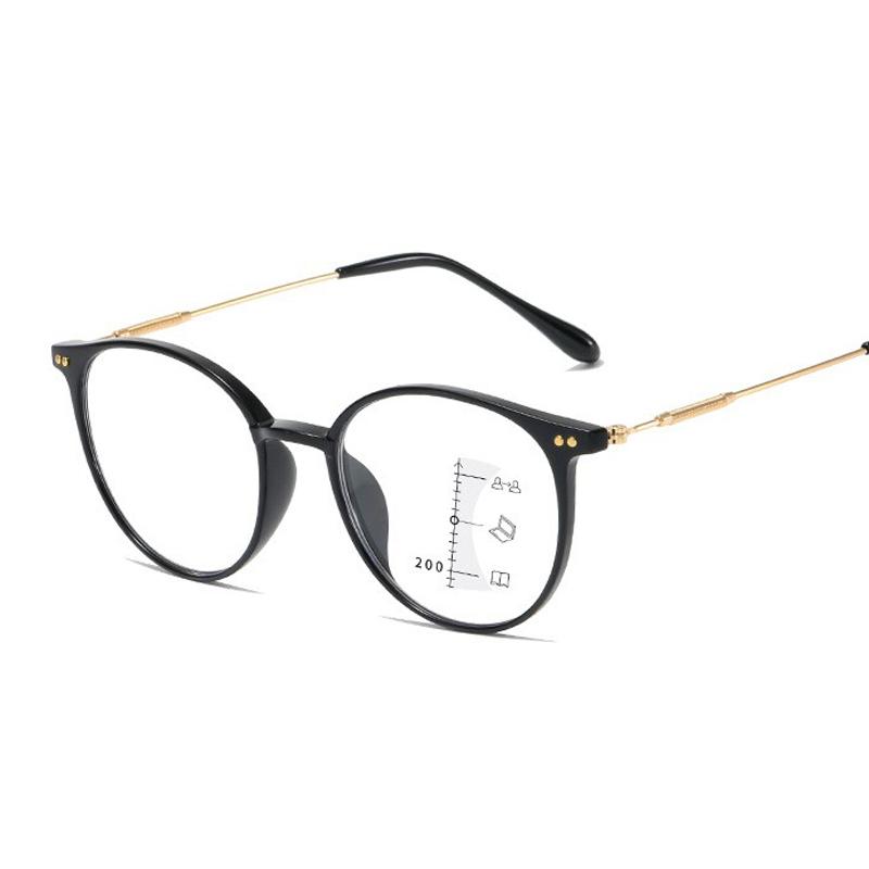 

Blue Light Blocking Progressive Reading Glasses Men Women Near Far Bifocal Eyeglasses Vintage Multifocal Presbyopia Eyewear 3