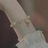 Imitation Hotan Jade Beaded Charm Bracelet Opal Pearl Zircon Luxury Jewelry Womens Birthday Bracelet Creative Valentines DayGift
