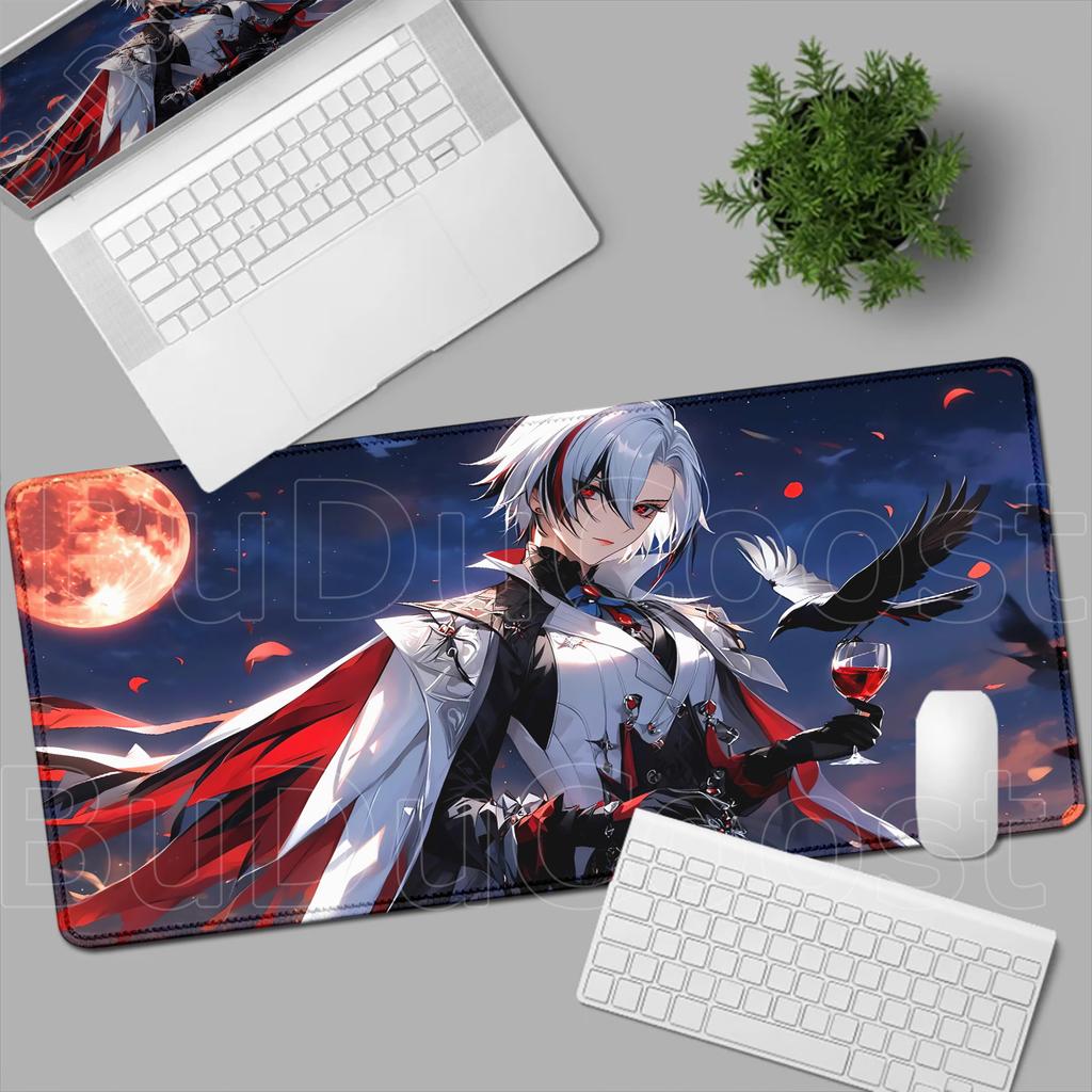Too Many Beautiful Pictures Genshin Impact Arlecchino Mousepad Laptop PC Gaming Mouse Pad  Large Size Desk Mat Keyboard Soft Rug