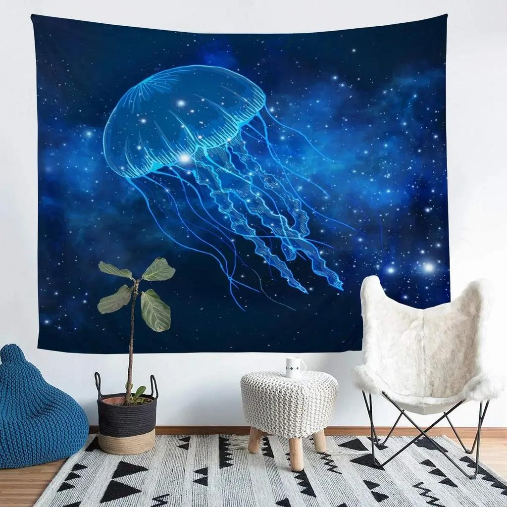 Fantasy Jellyfish Tapestry Office Living Room Decoration Home Wall Tapestry