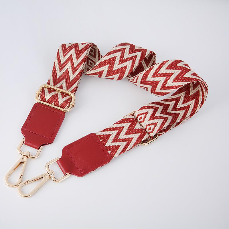 New Bag Shoulder Strap PU Leather Accessories Versatile Multi-color Woven Shoulder Crossbody Fashion Bag Strap Bag Accessories