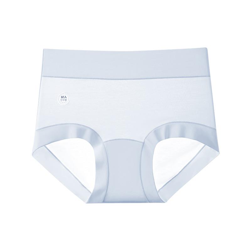 Large Size Female Spring and Autumn 10a Antibacterial Crotch Light Plastic No Trace High Waist Abdominal Lift Hip Briefs