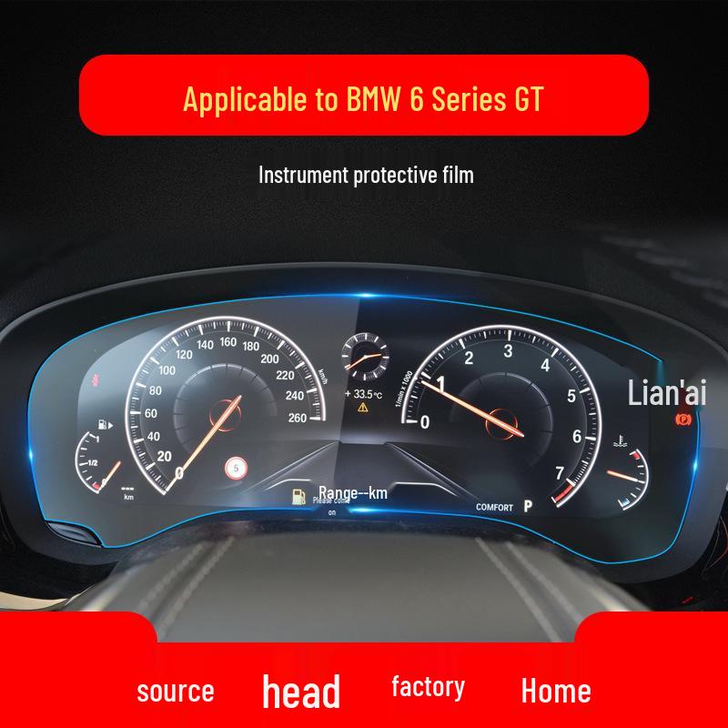 BMW 6 Series GT Navigation & Console Tempered Film, 4 Series Instrument Protection Film, Z4 Car Accessories