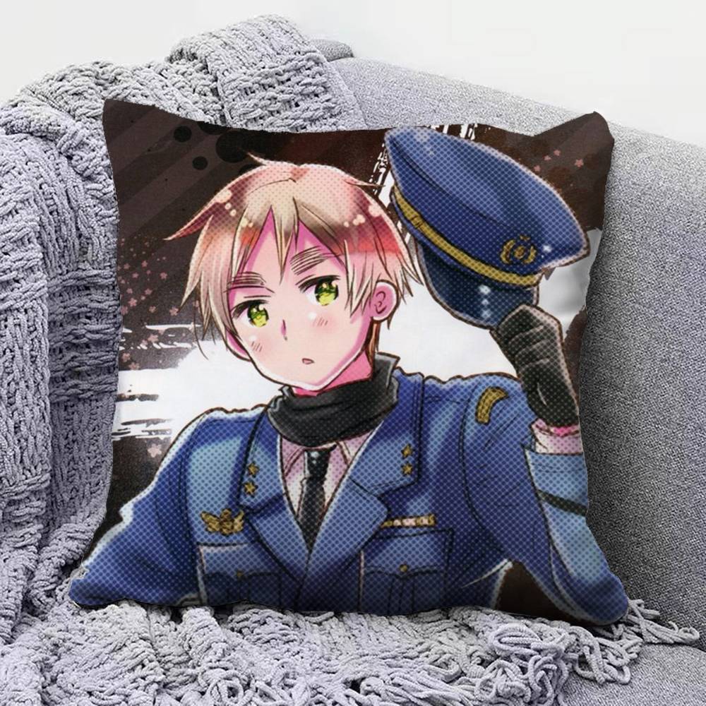 Hetalia Anime Home Sofa Cushion Covers and Aecorative Custom Pillow Covers