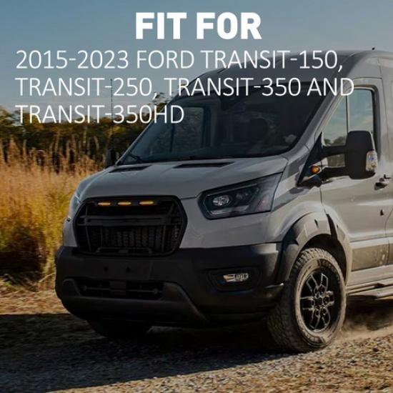 Fuel Door Gas Cap Hatch Cover Upper & Lower Fit Ford Transit 150 250 350 15-23