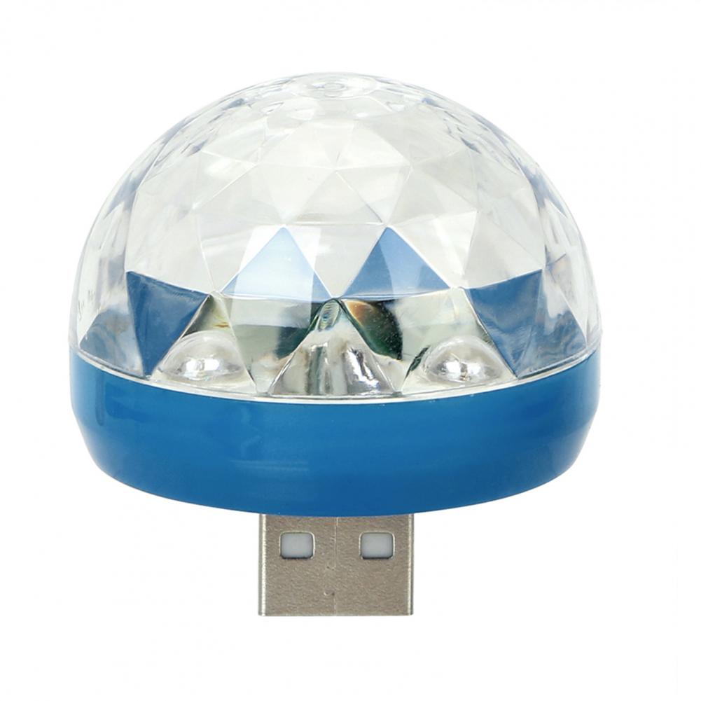 

RainbowActivated Sound Ball Magic USB Mini Disco Light KTV Neon Lamp синій