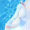 Kids' Swimming Goggles Silicone Seal Swim Goggles Kids' Anti-fog Swimming Goggles with Clear View Waterproof Pool for Children