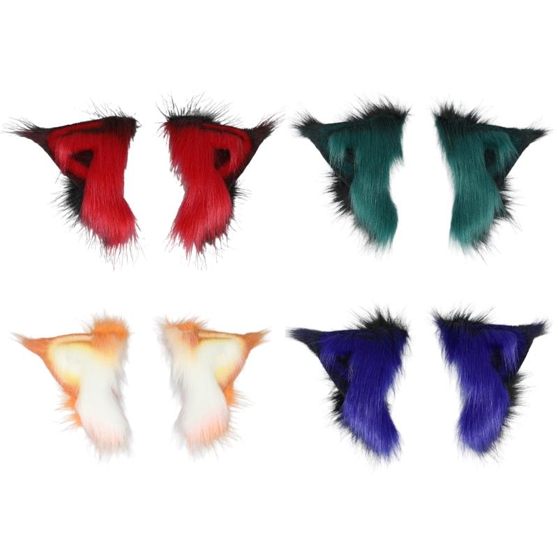 Plüsch Katzenohr Haarspange Rollenspiel Stirnband Kostüm Haarband Halloween Kopfschmuck