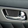 For Infiniti FX 2009-2013 QX70 2014- Carbon Fiber Inner Door Bowl Panel Decorative Cover Car Intrior Accessories Sticker