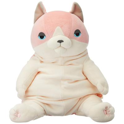 Shinada Global Mochi Series Mochineko Pastel Sakura Plush Toy Cat MONE-0350PS 22×22×30cm