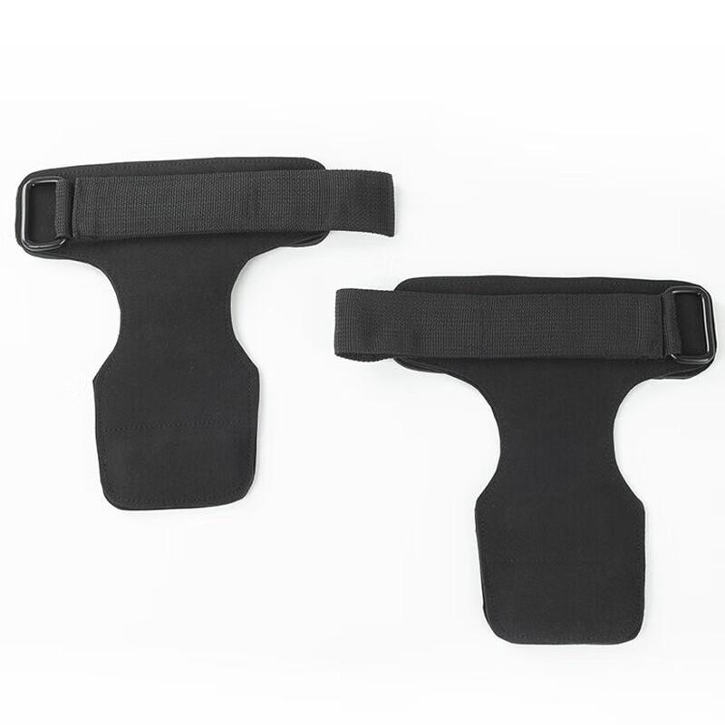 WEZHO Cowhide Weightlifting Gym Straps with Wrist Support