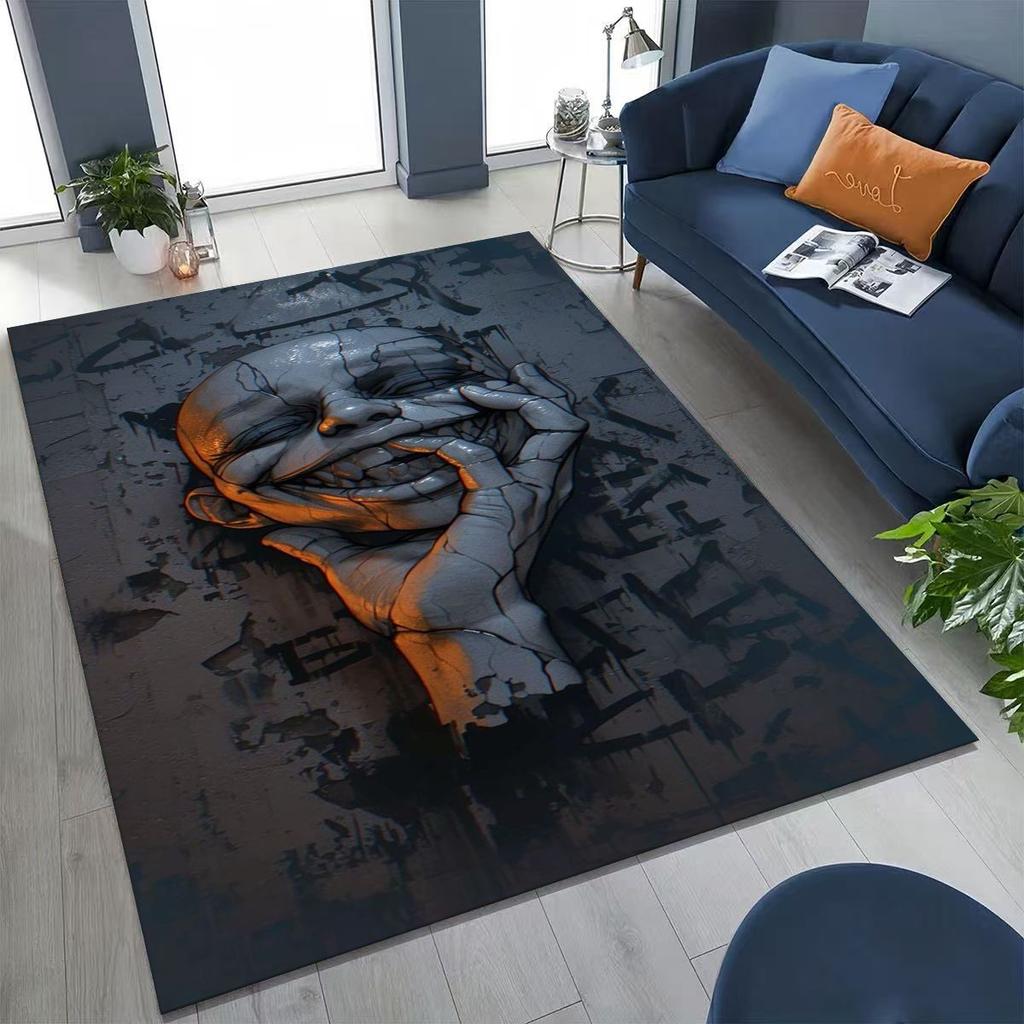 27 Style Terrifying Ghost Spirit Apparition Specter Gothic Rug for Bedroom Living Room Sofa Home Doormat Decor,Non-slip FloorMat