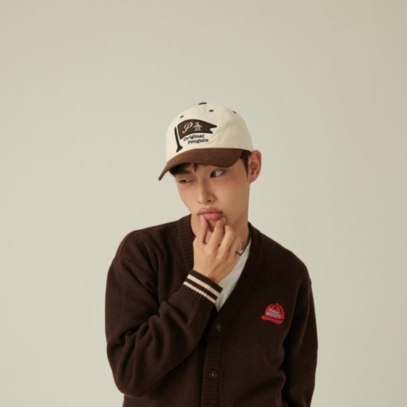 Munsingwear Men Colorblock Cotton Ballcap Ivory Mq321pcp81