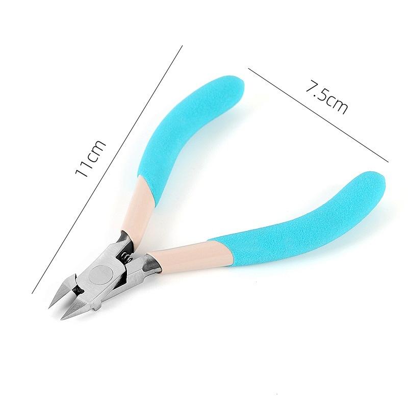 2pcs Carbon Steel Precision Cutter Pliers Professional Sharp Nipper Diagonal Snips for Model Assembly Home Use Cutting Tools