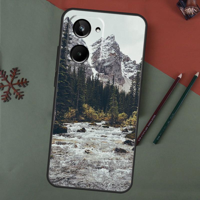 Nature Forest Mountain For Realme C55 C35 C33 C31 C30 C25 C21Y C15 C11 8 9 10 11 Pro Plus GT Neo 5 3 2 2T 3T Case