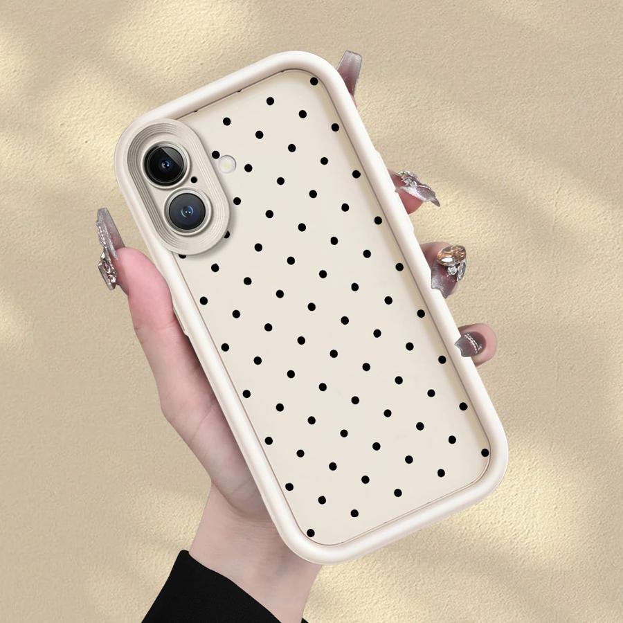 Phone Cover Case for iPhone 17 Pro Max 16 12 Pro 11 14 13 15 Plus Air INS Polka Dot Small Fresh