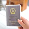 Frosted Transparent Waterproof Passport and Card Holder - Business Travel Protective Case