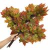 Artificial Banyan Maple Mango Leaves Fake Foliage Greenery Stems for Decoration Outdoor Landscape Tree Making