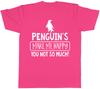 Penguin Make me Happy You Not So Much Mens Womens Ladies Unisex TShirt