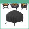 Strapazierfähige 210d Oxford-Gewebe Wasserdichte Outdoor-Feuerstellenabdeckung zum Schutz vor Staub