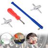 4 Pcs Tire Valve Puller Tool Tire Valve Stem with Valve Core Remover Tool Valve Core Wrench for Car Motorcycle