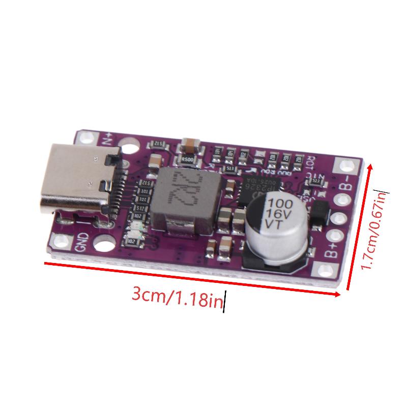 2S 3S Lithium Battery Charging Boost Module With Boost Fast Charging 15W Type C Input Charger Module For Diy Electronic Projects