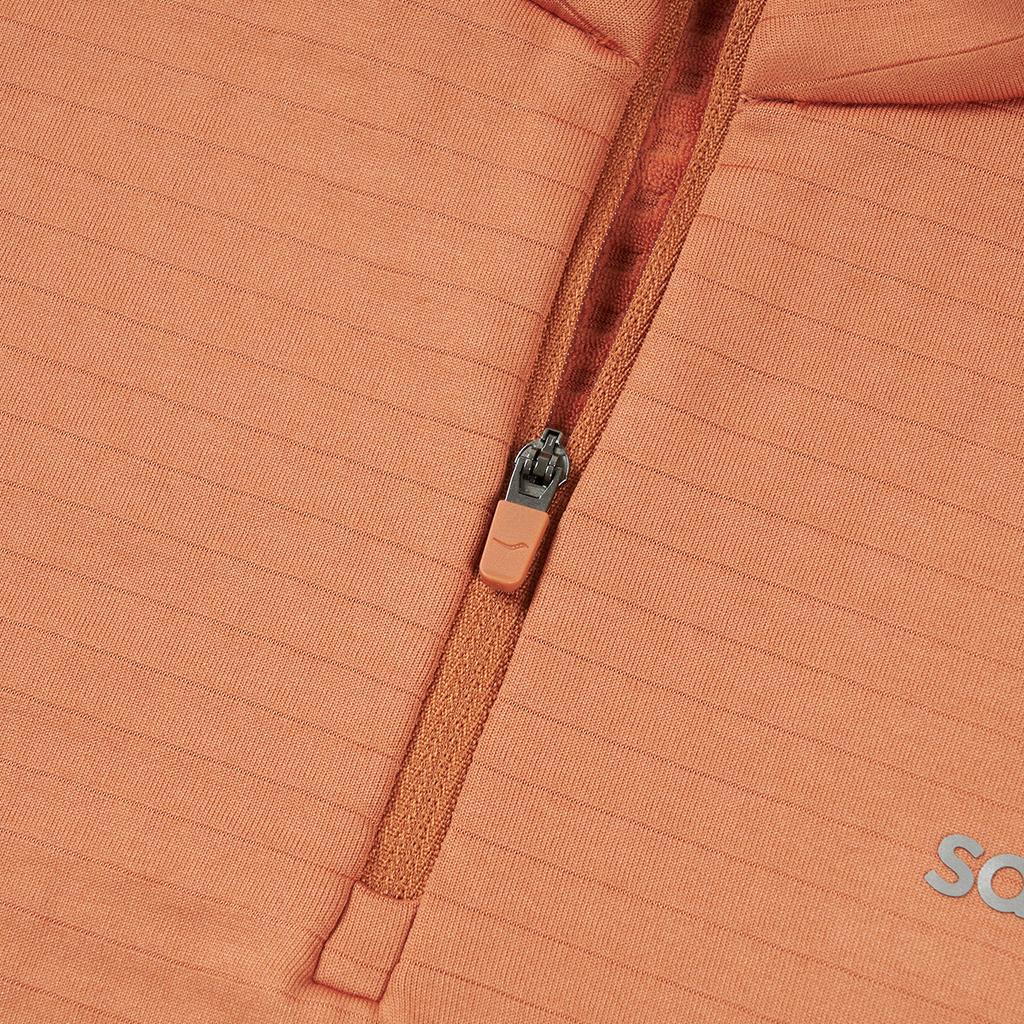 Saucony Stand Collar Letter Comfortable Knitted Sweater Men sweater Gingerbread-Orange SA2259HZ01T-OG016