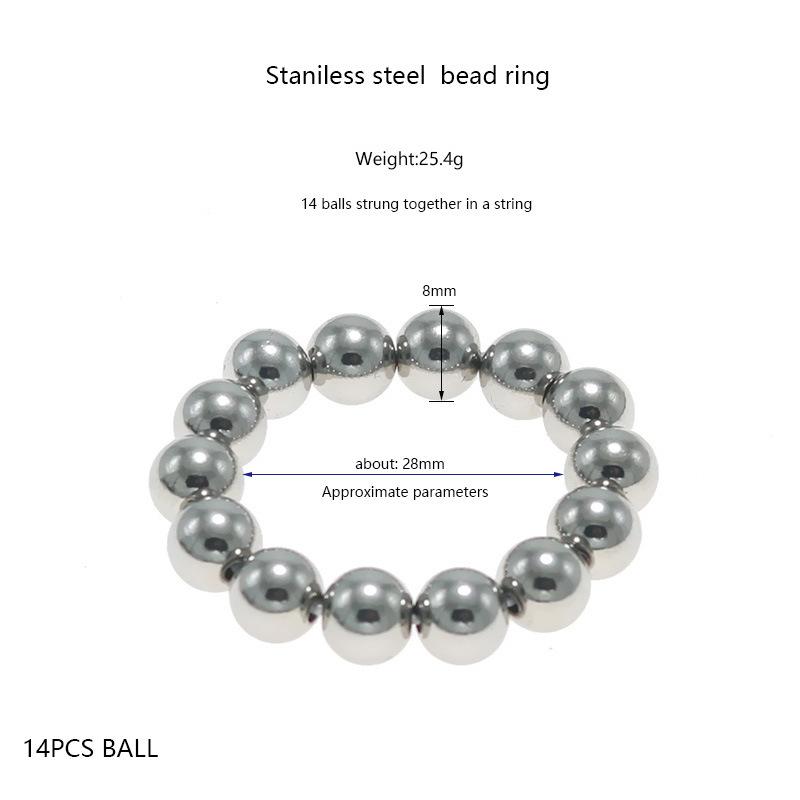 Male Penis Ring Sheep Eye Ring Prepuce Blocking and Relieving Emotion Aid Beads Massage Climax Beads Sex Tools