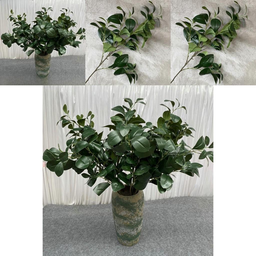 Künstliche Langblattige Jackfruchtpflanze für Heimdekoration und Foto-Requisiten