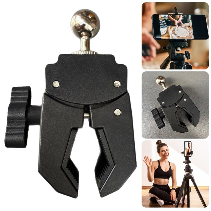 Plastic Ball Head Phone Mount Tripod Flexible Positioning Clamp for Multiple Device Content Creation