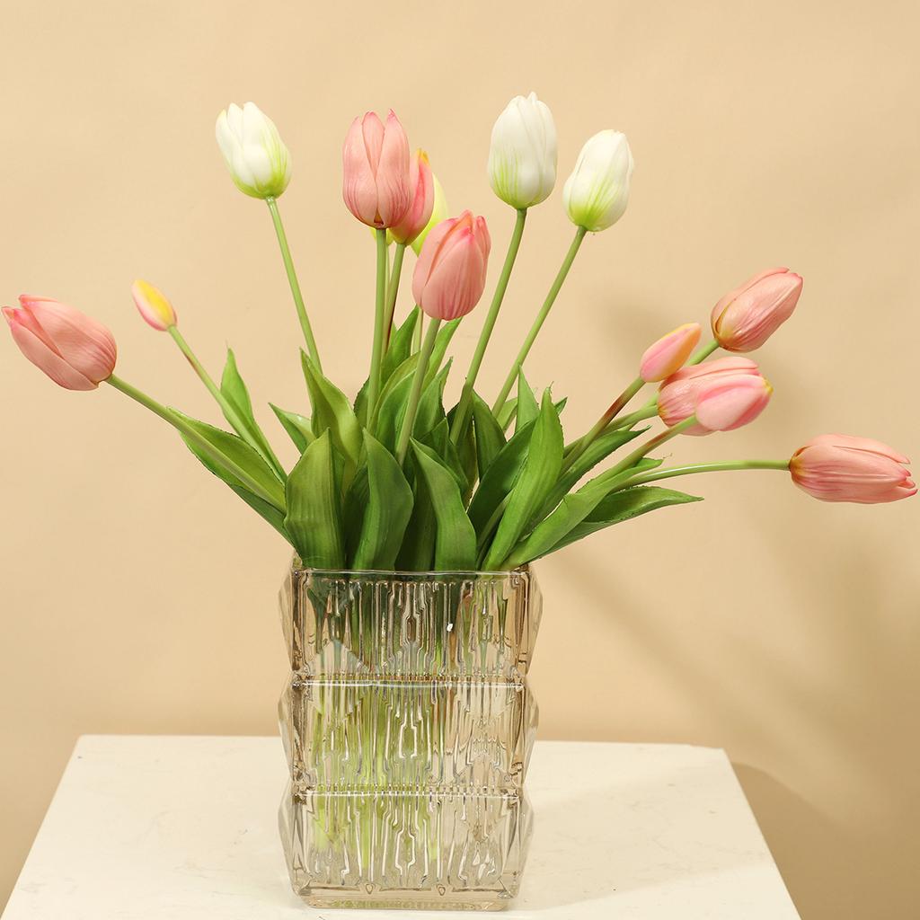 High-end Simulated Tulip Bouquets, Home Hotel Wedding Decoration Ornaments, Photography Shooting Props, Fake Flowers