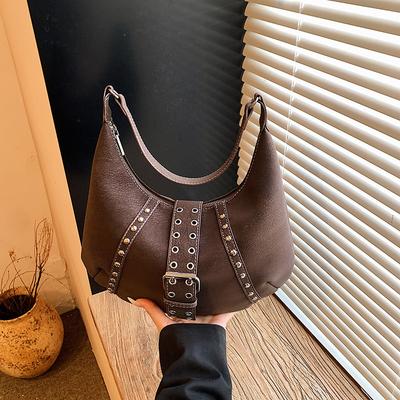Fashionable High-end Retro Bag, Niche Retro Crossbody Bag for Casual Wear, Dumpling Bag for Commuting
