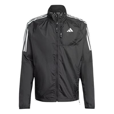 Own The Run3 Stripes Jacket Men's Black JD2322