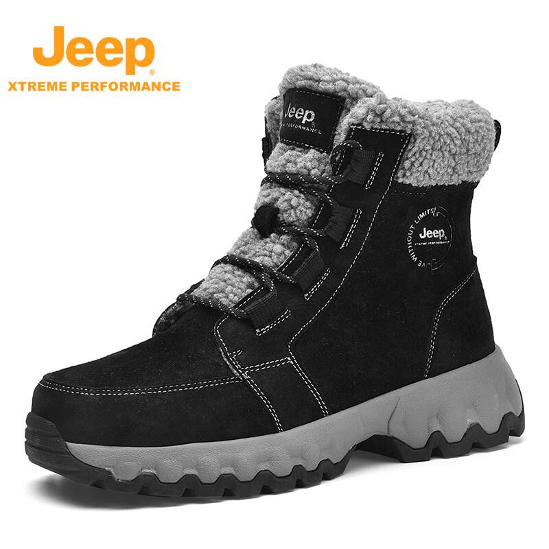JEEP Men s P340911102 Anti-slip Thickened Snow Boots 41